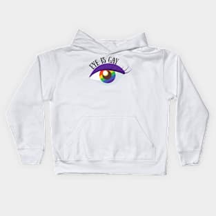 Eye Is Gay Kids Hoodie